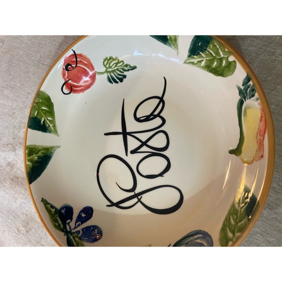 Vintage Cellar Italian Pottery Pasta Bowls - Picture 4 of 6